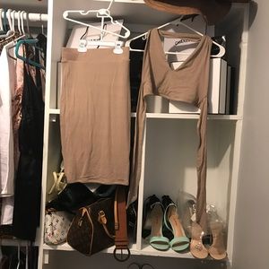 Naked wardrobe nude set